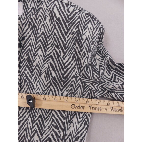 Cabi XS Jacket Zig Zag Ponte Knit Stretch Button Blazer Style #3034 - Picture 3 of 9